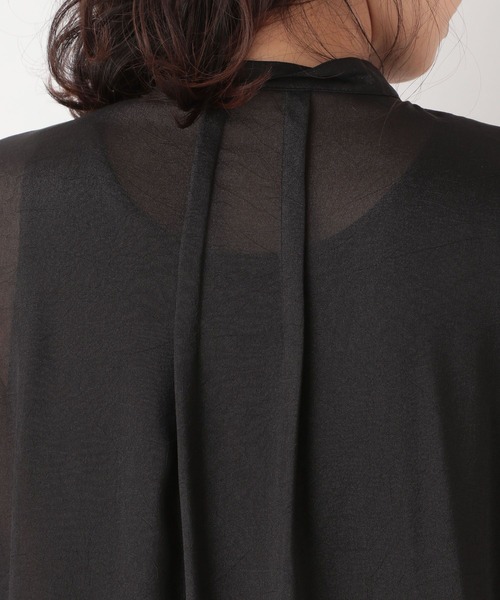 LEPSIM（レプシィム）の「フロントキリカエチュニック　947852（シャツ/ブラウス・レディース・キャメル/ベージュ/ブラック・FREE）」の14枚目の写真