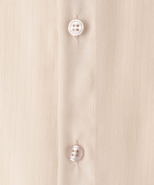 LEPSIM（レプシィム）の「フロントキリカエチュニック　947852（シャツ/ブラウス・レディース・キャメル/ベージュ/ブラック・FREE）」の16枚目の写真