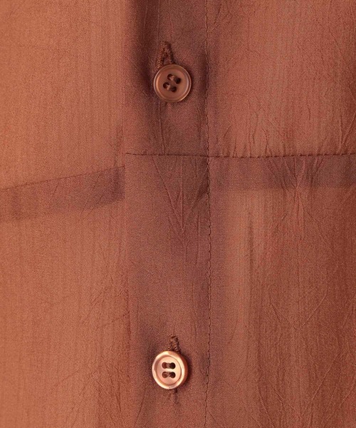 LEPSIM（レプシィム）の「フロントキリカエチュニック　947852（シャツ/ブラウス・レディース・キャメル/ベージュ/ブラック・FREE）」の17枚目の写真