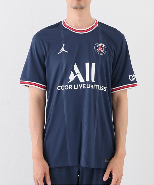 JORDAN BRAND(ジョーダンブランド)の「【JORDAN × Paris Saint-Germain】PSG MNK DF STAD JSY SS HM(Tシャツ/カットソー・メンズ・ネイビー・SMALL/MEDIUM/XX-LARGE/X-LARGE/LARGE)」の2枚目の写真