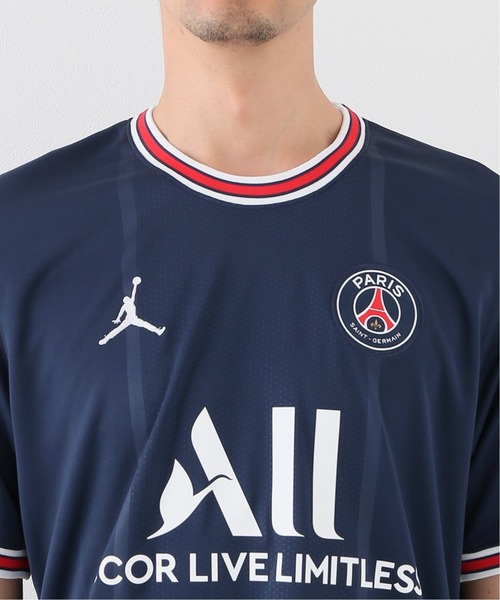 JORDAN BRAND(ジョーダンブランド)の「【JORDAN × Paris Saint-Germain】PSG MNK DF STAD JSY SS HM(Tシャツ/カットソー・メンズ・ネイビー・SMALL/MEDIUM/XX-LARGE/X-LARGE/LARGE)」の6枚目の写真