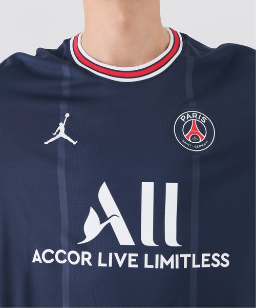 JORDAN BRAND(ジョーダンブランド)の「【JORDAN × Paris Saint-Germain】PSG MNK DF STAD JSY SS HM(Tシャツ/カットソー・メンズ・ネイビー・SMALL/MEDIUM/XX-LARGE/X-LARGE/LARGE)」の10枚目の写真