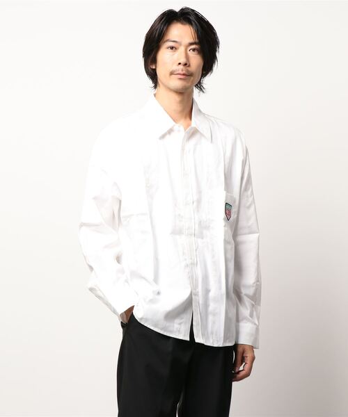 MARTINE ROSE（マーティンローズ）の「【Martine Rose / マーティン ローズ】DUEL L/S SHIRT（シャツ/ブラウス・メンズ・ブラック/ホワイト・SMALL/MEDIUM）」の2枚目の写真