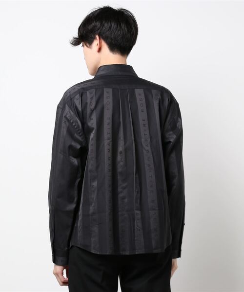 MARTINE ROSE（マーティンローズ）の「【Martine Rose / マーティン ローズ】DUEL L/S SHIRT（シャツ/ブラウス・メンズ・ブラック/ホワイト・SMALL/MEDIUM）」の4枚目の写真