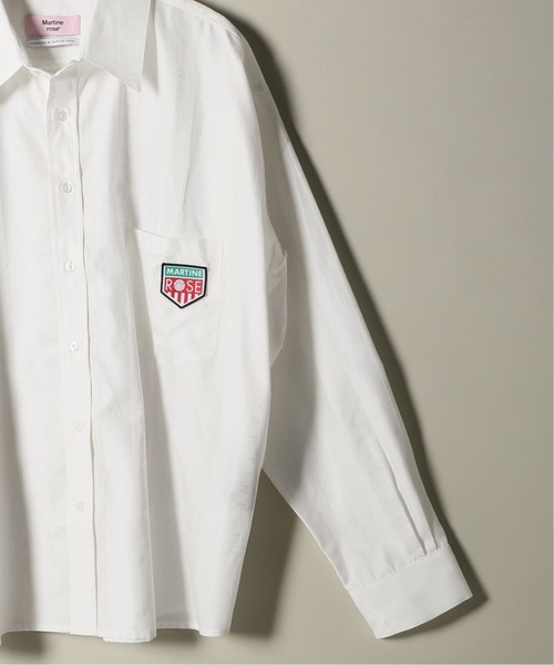 MARTINE ROSE（マーティンローズ）の「【Martine Rose / マーティン ローズ】DUEL L/S SHIRT（シャツ/ブラウス・メンズ・ブラック/ホワイト・SMALL/MEDIUM）」の11枚目の写真