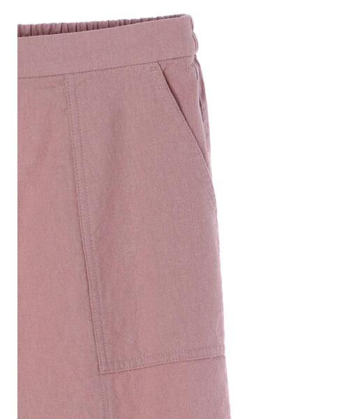 Green　Parks（グリーンパークス）の「ベルギーリネンブレンド スリットパンツ＊（その他パンツ・レディース・ピンク/モカ/チャコールグレー/ベージュ・FREE）」の15枚目の写真