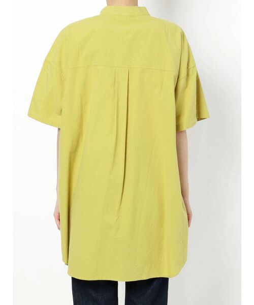 Ungrid（アングリッド）の「ノーカラービッグハーフスリーブシャツ（シャツ/ブラウス・レディース・オフホワイト/グリーン系その他/ブラック・FREE）」の19枚目の写真