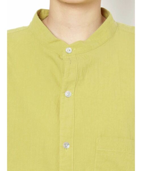 Ungrid（アングリッド）の「ノーカラービッグハーフスリーブシャツ（シャツ/ブラウス・レディース・オフホワイト/グリーン系その他/ブラック・FREE）」の20枚目の写真