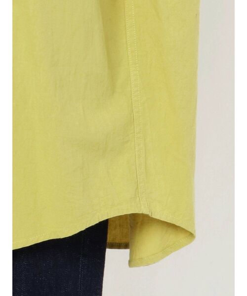 Ungrid（アングリッド）の「ノーカラービッグハーフスリーブシャツ（シャツ/ブラウス・レディース・オフホワイト/グリーン系その他/ブラック・FREE）」の22枚目の写真