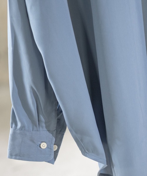 JOHN'S CLOSET(ジョンズクローゼット)の「【i】ポリ無地バンドカラー長袖シャツ(シャツ/ブラウス・メンズ・モカ/ホワイト/グリーン/ブルー系その他・X-LARGE/MEDIUM/LARGE)」の12枚目の写真