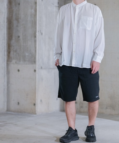 JOHN'S CLOSET(ジョンズクローゼット)の「【i】ポリ無地バンドカラー長袖シャツ(シャツ/ブラウス・メンズ・モカ/ホワイト/グリーン/ブルー系その他・X-LARGE/MEDIUM/LARGE)」の18枚目の写真