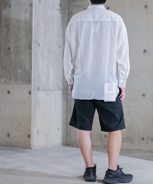 JOHN'S CLOSET(ジョンズクローゼット)の「【i】ポリ無地バンドカラー長袖シャツ(シャツ/ブラウス・メンズ・モカ/ホワイト/グリーン/ブルー系その他・X-LARGE/MEDIUM/LARGE)」の20枚目の写真