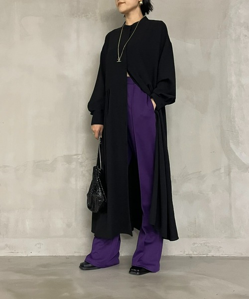 AIC.（エーアイシー）の「ウエストタックシャツワンピース（ワンピース・レディース・ブラック/ブラウン/カーキ/モカ・FREE）」の8枚目の写真