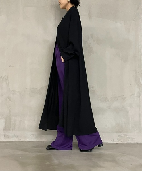 AIC.（エーアイシー）の「ウエストタックシャツワンピース（ワンピース・レディース・ブラック/ブラウン/カーキ/モカ・FREE）」の9枚目の写真