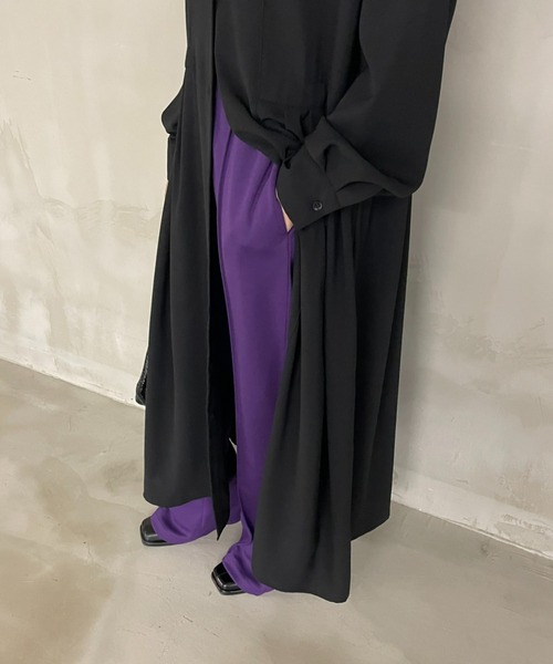 AIC.（エーアイシー）の「ウエストタックシャツワンピース（ワンピース・レディース・ブラック/ブラウン/カーキ/モカ・FREE）」の10枚目の写真