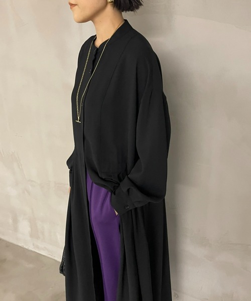 AIC.（エーアイシー）の「ウエストタックシャツワンピース（ワンピース・レディース・ブラック/ブラウン/カーキ/モカ・FREE）」の11枚目の写真