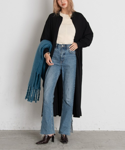 AIC.（エーアイシー）の「ウエストタックシャツワンピース（ワンピース・レディース・ブラック/ブラウン/カーキ/モカ・FREE）」の17枚目の写真