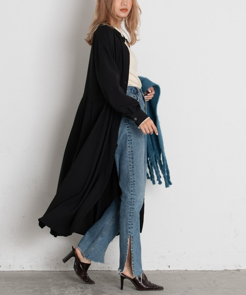 AIC.（エーアイシー）の「ウエストタックシャツワンピース（ワンピース・レディース・ブラック/ブラウン/カーキ/モカ・FREE）」の22枚目の写真