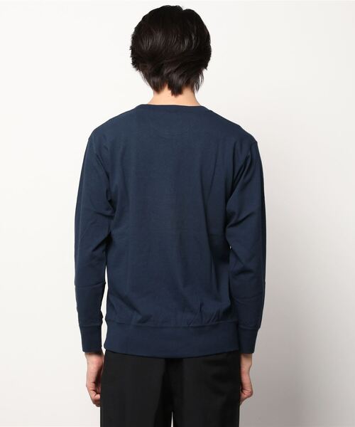 JAPAN BLUE JEANS(ジャパンブルージーンズ)の「コートジボワールコットン ロングTシャツ(Tシャツ/カットソー・メンズ・ホワイト/ネイビー/サーモンピンク・XS/L/M/S)」の5枚目の写真