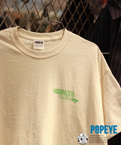 POPEYE（ポパイ）の「【POPEYE(TM)×relume】プリントTシャツ（Tシャツ/カットソー・メンズ・グレー/ブラック/ボルドー/ベージュ/ネイビー・LARGE/X-LARGE）」の16枚目の写真