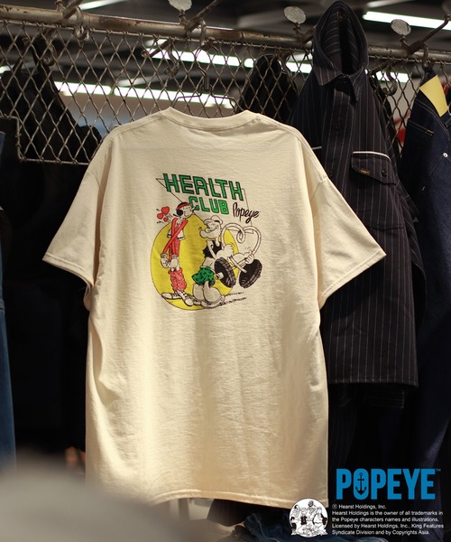 POPEYE（ポパイ）の「【POPEYE(TM)×relume】プリントTシャツ（Tシャツ/カットソー・メンズ・グレー/ブラック/ボルドー/ベージュ/ネイビー・LARGE/X-LARGE）」の13枚目の写真