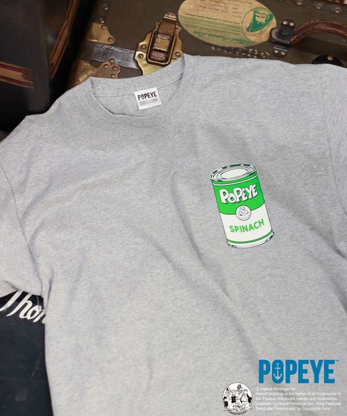 POPEYE（ポパイ）の「【POPEYE(TM)×relume】プリントTシャツ（Tシャツ/カットソー・メンズ・グレー/ブラック/ボルドー/ベージュ/ネイビー・LARGE/X-LARGE）」の17枚目の写真