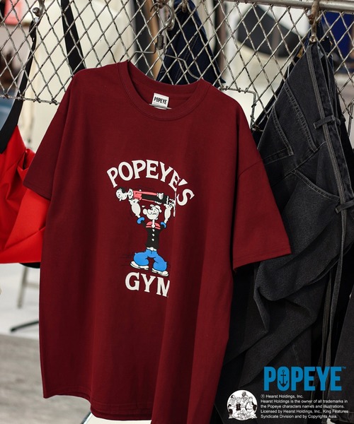 POPEYE(ポパイ)の「【POPEYE(TM)×relume】プリントTシャツ(Tシャツ/カットソー・メンズ・グレー/ブラック/ボルドー/ベージュ/ネイビー・LARGE/X-LARGE)」の11枚目の写真