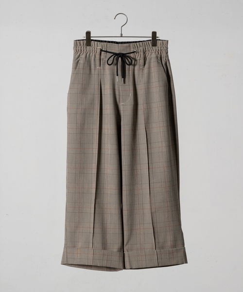 EDDEN ELLEN（エデンエレン）の「ワイドバギーチェックパンツ（その他パンツ・メンズ・グレー・SMALL/MEDIUM/LARGE/X-SMALL）」の3枚目の写真