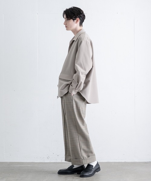 EDDEN ELLEN（エデンエレン）の「ワイドバギーチェックパンツ（その他パンツ・メンズ・グレー・SMALL/MEDIUM/LARGE/X-SMALL）」の12枚目の写真