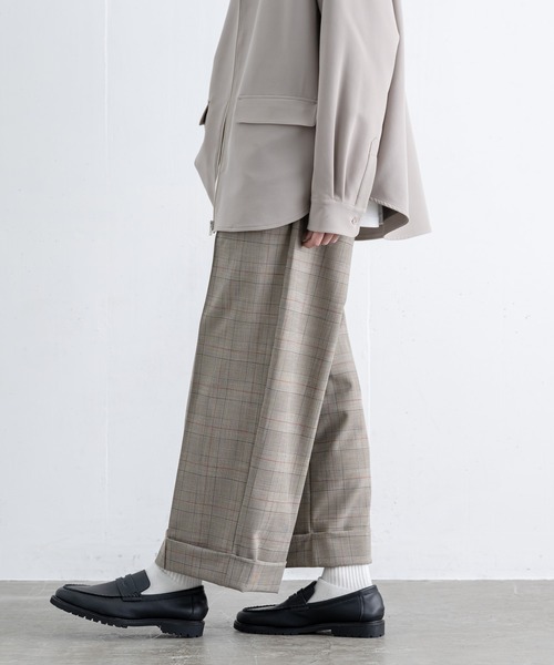 EDDEN ELLEN（エデンエレン）の「ワイドバギーチェックパンツ（その他パンツ・メンズ・グレー・SMALL/MEDIUM/LARGE/X-SMALL）」の15枚目の写真