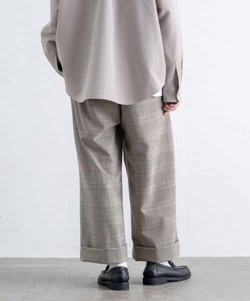 EDDEN ELLEN（エデンエレン）の「ワイドバギーチェックパンツ（その他パンツ・メンズ・グレー・SMALL/MEDIUM/LARGE/X-SMALL）」の16枚目の写真