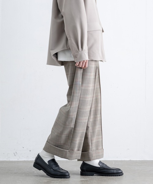 EDDEN ELLEN（エデンエレン）の「ワイドバギーチェックパンツ（その他パンツ・メンズ・グレー・SMALL/MEDIUM/LARGE/X-SMALL）」の17枚目の写真