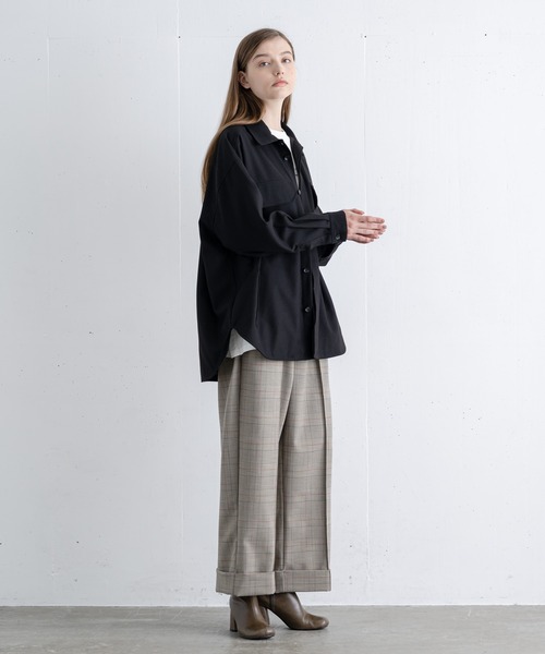 EDDEN ELLEN（エデンエレン）の「ワイドバギーチェックパンツ（その他パンツ・メンズ・グレー・SMALL/MEDIUM/LARGE/X-SMALL）」の21枚目の写真