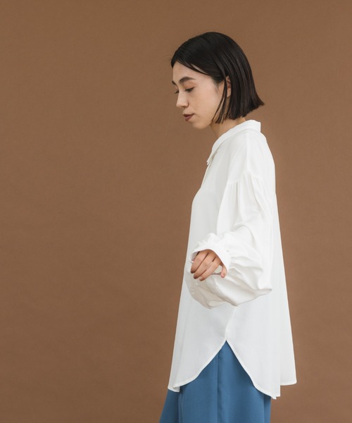 manana suerte(マニャーナスエルテ)の「ボリュームスリーブブラウス(シャツ/ブラウス・レディース・ホワイト/ブラック・FREE)」の3枚目の写真