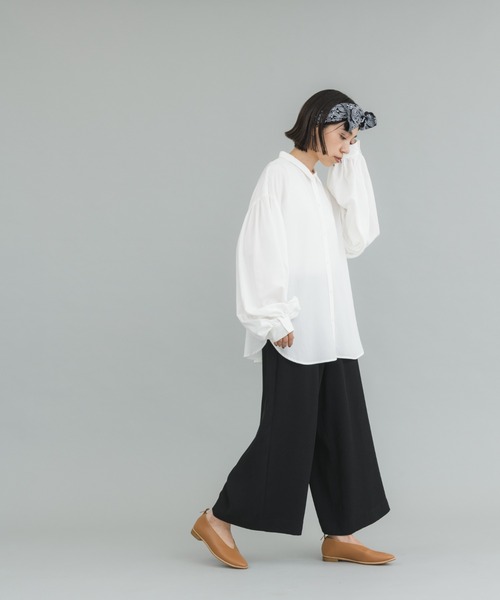 manana suerte(マニャーナスエルテ)の「ボリュームスリーブブラウス(シャツ/ブラウス・レディース・ホワイト/ブラック・FREE)」の16枚目の写真