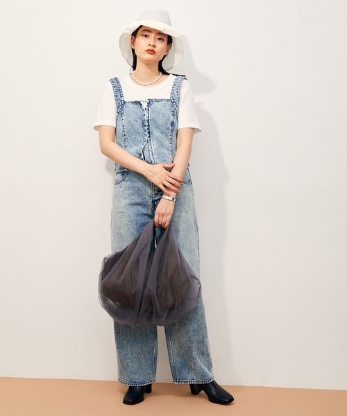 ADAM ET ROPE'(アダムエロペ)の「【セットアップ対応】サスティナブルデニムビスチェ(ベスト・レディース・ブルー系その他6・FREE)」の11枚目の写真