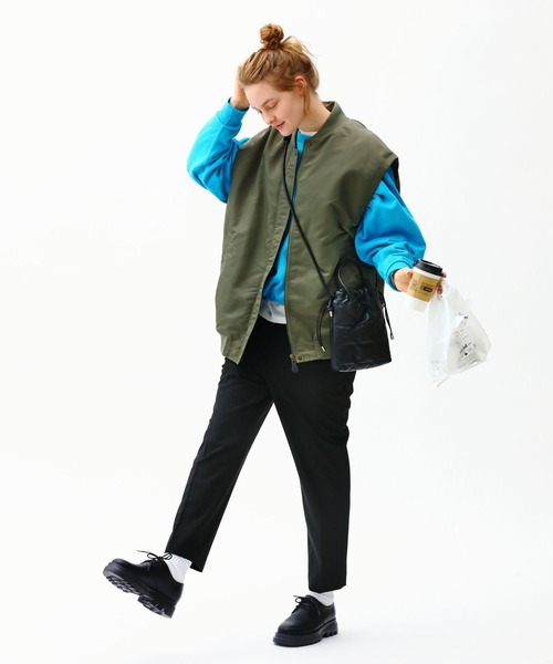 niko and...（ニコアンド）の「オリジナル厚底レースアップシューズ（ドレスシューズ・レディース・ブラック/アイボリー/ブラウン・SMALL/MEDIUM/LARGE）」の14枚目の写真