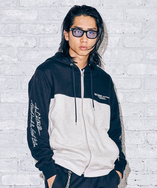 クライミー スウェットセットアップ CRIME ヴィンテージ加工 パーカー クライミー スウェットセットアップ CRIME ヴィンテージ加工