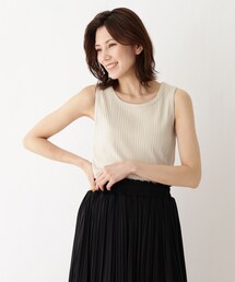 SHOO・LA・RUE | 【S-LL/藤本美貴さん着用商品】ランダムリブタンクトップ(タンクトップ)