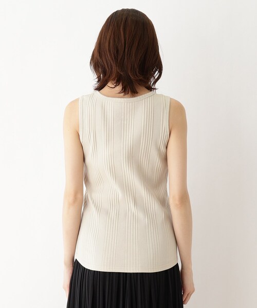 SHOO・LA・RUE（シューラルー）の「◆ランダムリブタンクトップ（タンクトップ・レディース・ブラック/アイボリー/グレー系その他/ナチュラル・01/02/03/04）」の10枚目の写真