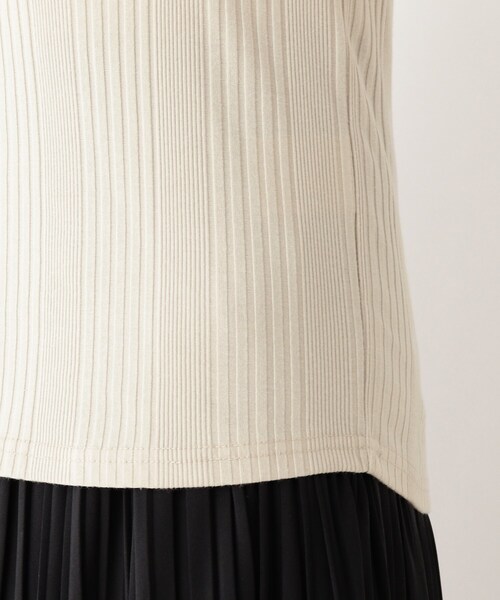 SHOO・LA・RUE（シューラルー）の「◆ランダムリブタンクトップ（タンクトップ・レディース・ブラック/アイボリー/グレー系その他/ナチュラル・01/02/03/04）」の7枚目の写真