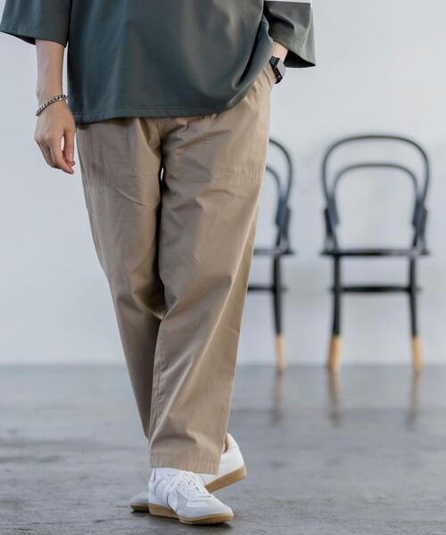 coen（コーエン）の「スラブベイカーシェフパンツ（その他パンツ・メンズ・ベージュ/オリーブ・SMALL/MEDIUM/LARGE/X-LARGE）」の2枚目の写真