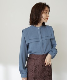 N.（N. Natural Beauty Basic） | ◆ダブルスクエアカラーブラウス(シャツ/ブラウス)