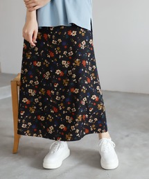 niko and... | レトロフラワーセミフレアスカート(スカート)