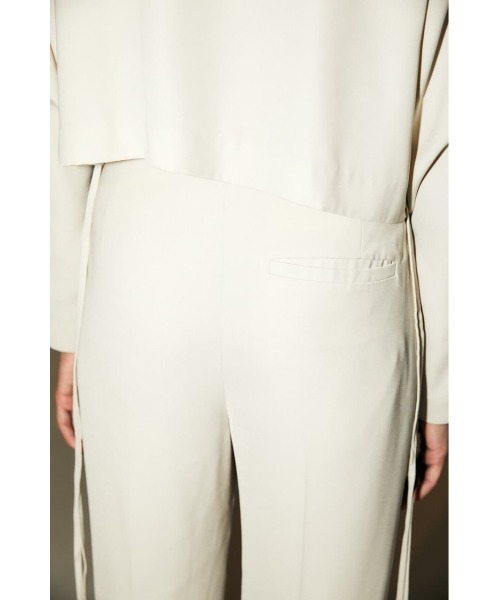 M_（エムアンダーバー）の「【M_】SIMPLE パンツ（スラックス・レディース・ピンク/ブラック/アイボリー・2/1）」の8枚目の写真