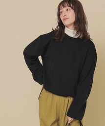 Ray BEAMS | Ray BEAMS / シアー ダンボール クルーネック プルオーバー(Tシャツ/カットソー)