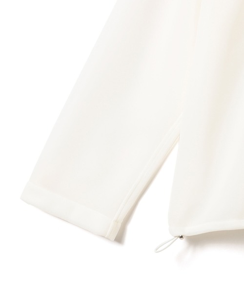 Ray BEAMS（レイビームス）の「Ray BEAMS / シアー ダンボール クルーネック プルオーバー（Tシャツ/カットソー・レディース・チャコールグレー/ホワイト・ONE SIZE）」の8枚目の写真