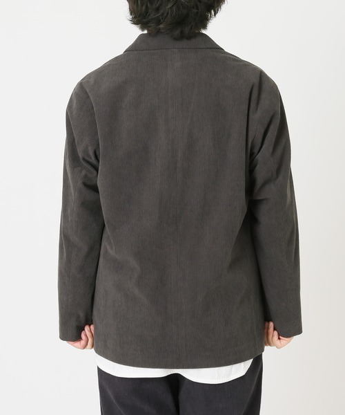 JOURNAL STANDARD relume（ジャーナルスタンダード　レリューム）の「TECH コーデュロイ WASHABLE ジャケット（テーラードジャケット・メンズ・ブラック/ブラウン/グレー・S/M/L）」の16枚目の写真