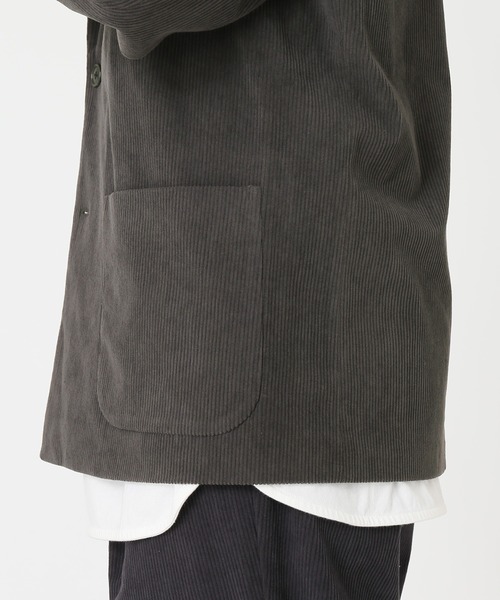JOURNAL STANDARD relume（ジャーナルスタンダード　レリューム）の「TECH コーデュロイ WASHABLE ジャケット（テーラードジャケット・メンズ・ブラック/ブラウン/グレー・S/M/L）」の20枚目の写真