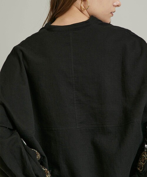 EBONY(エボニー)の「【EBONY(エボニー)】レースアップブラウス E21AW/T-01(シャツ/ブラウス・レディース・ブラック/ベージュ・2)」の13枚目の写真